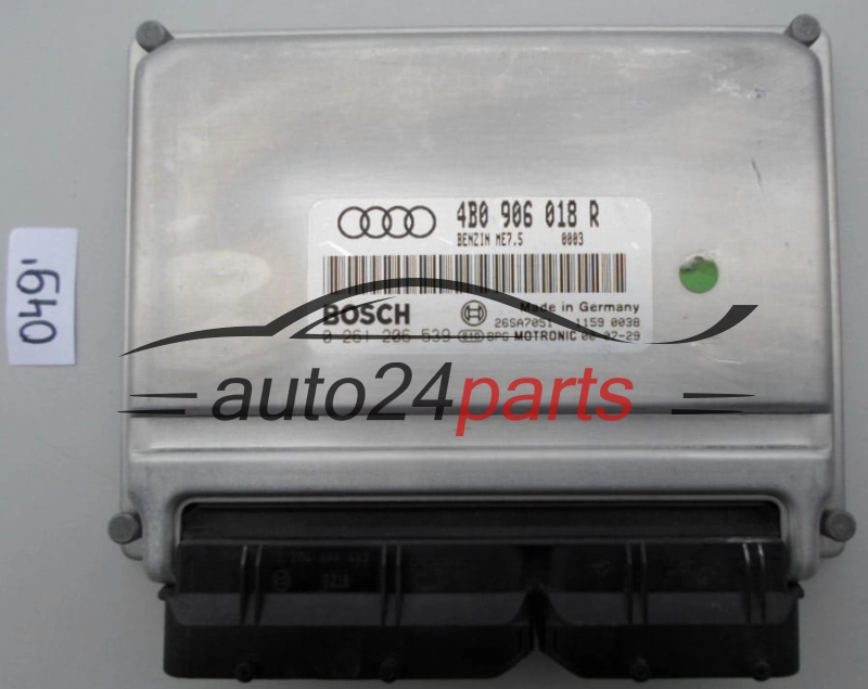 KOMPUTER STEROWNIK SILNIKA AUDI 1.8 T BOSCH 0 261 206 539,  4B0 906 018 R