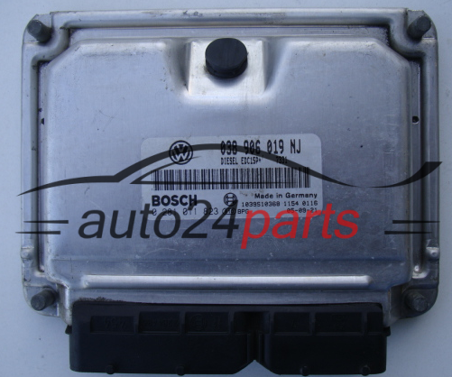 VOLKSWAGEN SEAT IBIZA 1.9 TDI BOSCH 0 281 011 823, 0281011823, 038 906 019 NJ, 038906019NJ, EDC15P+