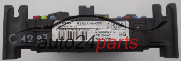 CENTRALITA DE CONFORT BSI  CITROEN PEUGEOT SIEMENS S118085320 D,  9652474680