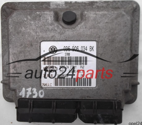 MOTORSTEUERGERÄT ECU STEUERGERÄT SKODA FABIA 1.4 AUB 036906034BK, 036 906 034 BK, 61600.489.19, 6160048919, IAW4LV.C, IAW4LVC