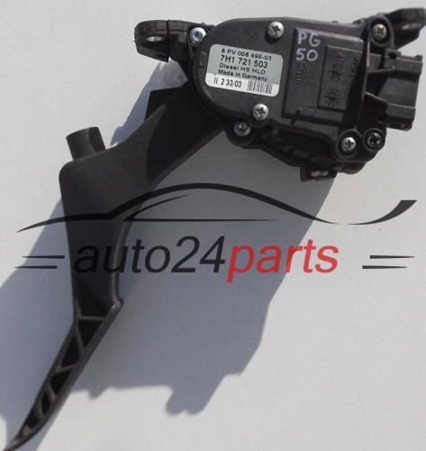 GASPEDAL POTENTIOMETR ELEKTRISCH GAS PEDAL VW VOLKSWAGEN T5 2.5 TDI 7H1 721 503, 7H1721503, 6PV 008 495-03, 6PV00849503