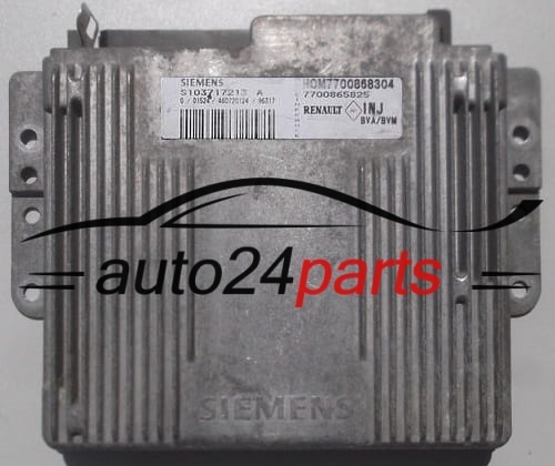UCE CENTRALITA DE MOTOR RENAULT MEGANE SCENIC 2.0 S103717213A, HOM7700868304 