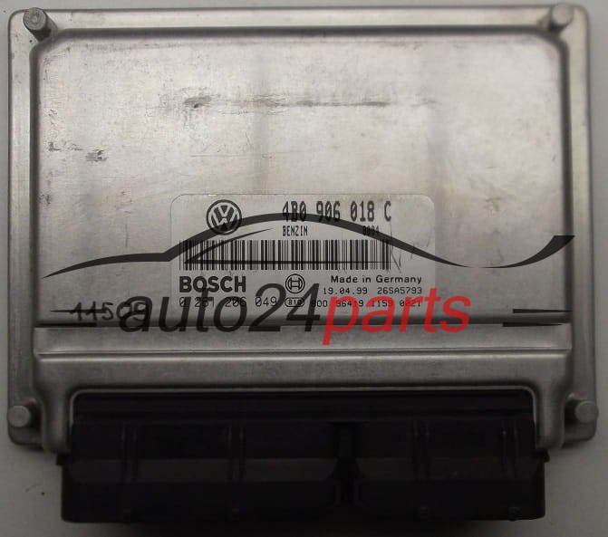 KOMPUTER STEROWNIK SILNIKA VW VOLKSWAGEN PASSAT 1.8 BOSCH 0 261 206 049, 0261206049, 4B0 906 018 C, 4B0906018C