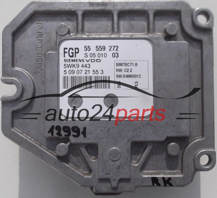 ECU CENTRALITA DE MOTOR  OPEL ASTRA VECTRA SIGNUM ZAFIRA 1.8 Z18XE SIEMENS VDO 5WK9 443,  FGP 55 559 272