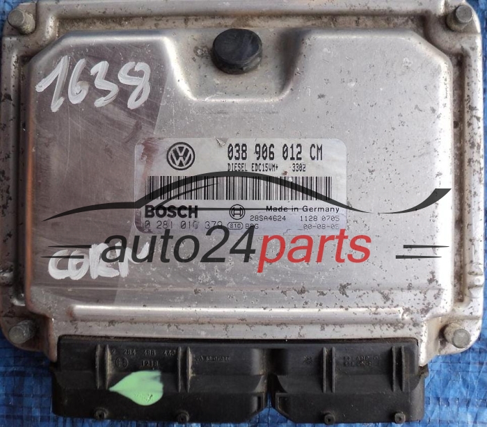 ECU CENTRALITA DE MOTOR VW VOLKSWAGEN LUPO 1.7 SDI 038906012CM