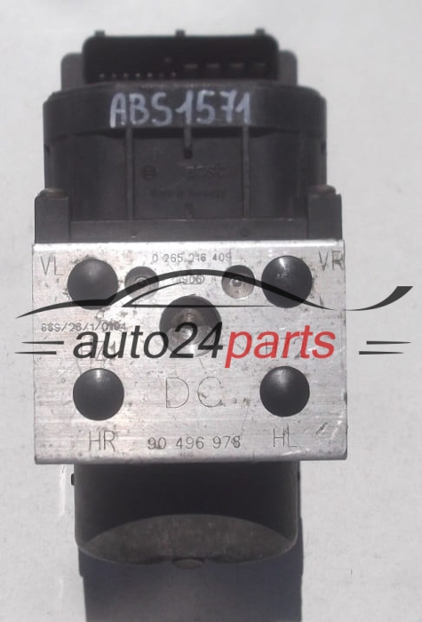 ABS OPEL CORSA B TIGRA A BOSCH 0 265 216 409, 0265216409, 0 273 004 136, 0273004136, 90541362 90541363 530119 6237574 90496978