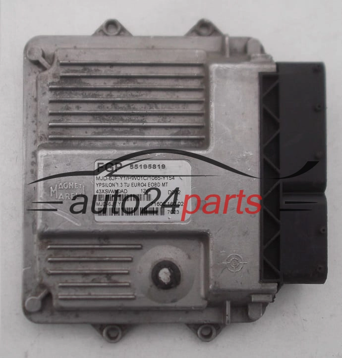 KOMPUTER STEROWNIK SILNIKA LANCIA YPSILON 1.3 JTD 55195819 MJD6JFY1, MJD 6JF.Y1, 7160000703, 71600.007.03