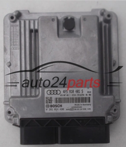 MOTORSTEUERGERÄT ECU STEUERGERAT AUDI A6 2.7 TDI 4F5910401S, 4F5 910 401 S, 4F0907401C, 4F0 907 401 C, BOSCH 0281014400, 0 281 014 400, DIESEL EDC16CP34