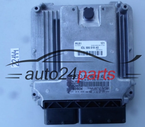 KOMPUTER STEROWNIK SILNIKA AUDI Q5 2.0 TDI BOSCH 0 281 016 698, 0281016698, 03L 906 019 AS, 03L906019AS, 03L 906 022 B, 03L906022B EDC17CP14 