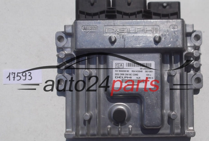 KOMPUTER STEROWNIK SILNIKA CITROEN PEUGEOT 2.0 HDI 28210851, R0414C004B, HW 9666098180, DCM3.5
