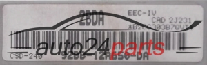 KOMPUTER STEROWNIK SILNIKA FORD SIERRA VISTEON 92BB-12A650-DA, 92BB12A650DA, 2BDA, CSD-240