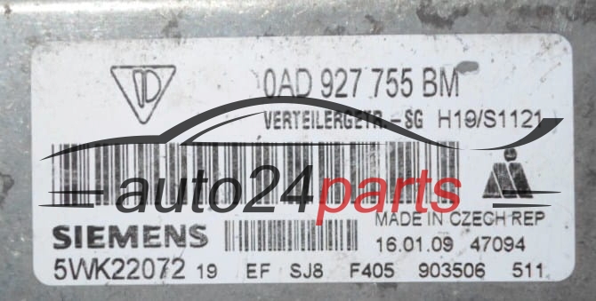 Getriebesteuergerät Steuergerät Automatik Getriebe PORSCHE CAYENNE SIEMENS 5WK22072, 0AD 927 755 BM