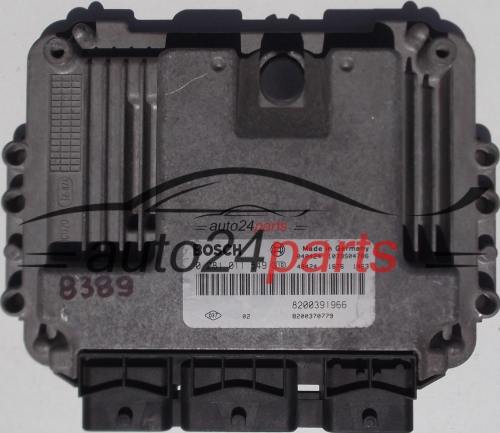 UCE CENTRALITA DE MOTOR RENAULT MEGANE SCENIC 1.9 DCI,  BOSCH 0281011549, 8200391966, 8200370779, 1039S04786