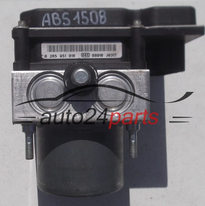 ABS MODULO BOMBA UNIDAD DE CONTROL OPEL CHEVROLET CORSA D 13282281 FD, BOSCH 0265230334, 0 265 230 334, 0 265 951 016, 0265951016