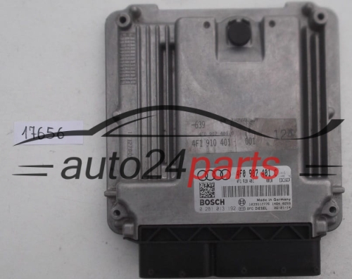 KOMPUTER STEROWNIK SILNIKA AUDI A6 2.7 TDI BOSCH 0 281 013 192, 0281013192, 4F0 907 401 C, 4F0907401C, EDC16CP