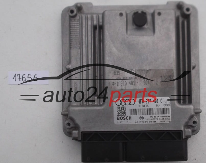 KOMPUTER STEROWNIK SILNIKA AUDI A6 2.7 TDI BOSCH 0 281 013 192, 0281013192, 4F0 907 401 C, 4F0907401C, EDC16CP