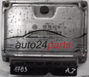 MOTORSTEUERGERÄT ECU STEUERGERÄT SKODA OCTAVIA 1.9 TDI ALH 038906012HA, 038 906 012 HA, BOSCH 0 281 011 309, 0281011309, DIESEL EDC15VM+ 4922, 1039SA02409