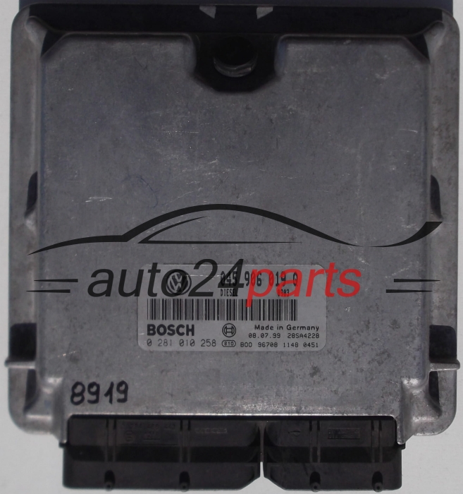 KOMPUTER STEROWNIK SILNIKA VOLKSWAGEN LUPO 1.2 TDI BOSCH 0 281 010 258,  045 906 019 Q