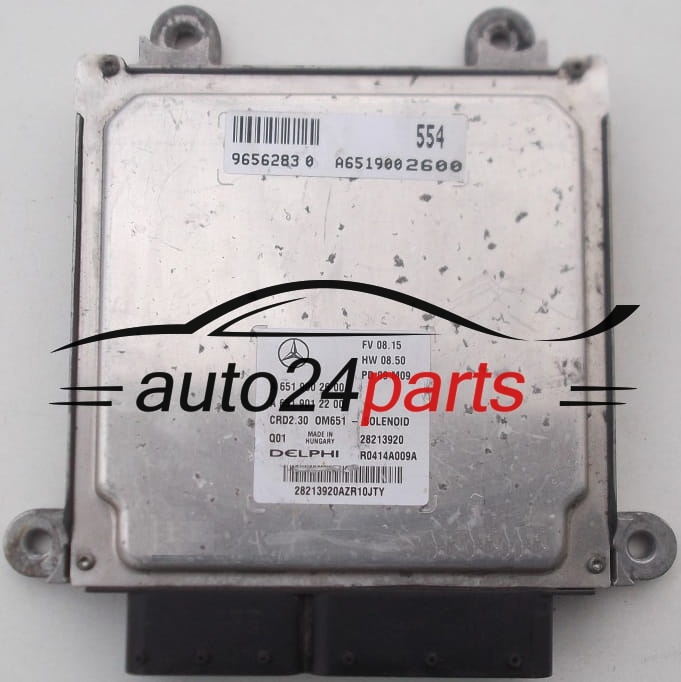 MOTORSTEUERGERÄT ECU STEUERGERÄT MERCEDES SPRINTER 2.7 CDI A6519002600, A6519012200