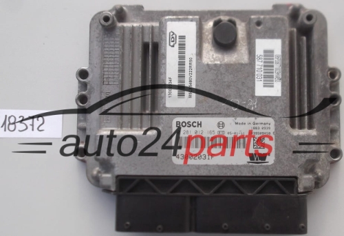 KOMPUTER STEROWNIK SILNIKA LDV MAXUS 2.5 CRDI BOSCH 0 281 012 165, 0281012165, 43002031F