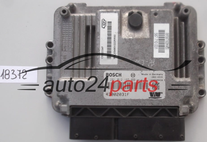 KOMPUTER STEROWNIK SILNIKA LDV MAXUS 2.5 CRDI BOSCH 0 281 012 165, 0281012165, 43002031F