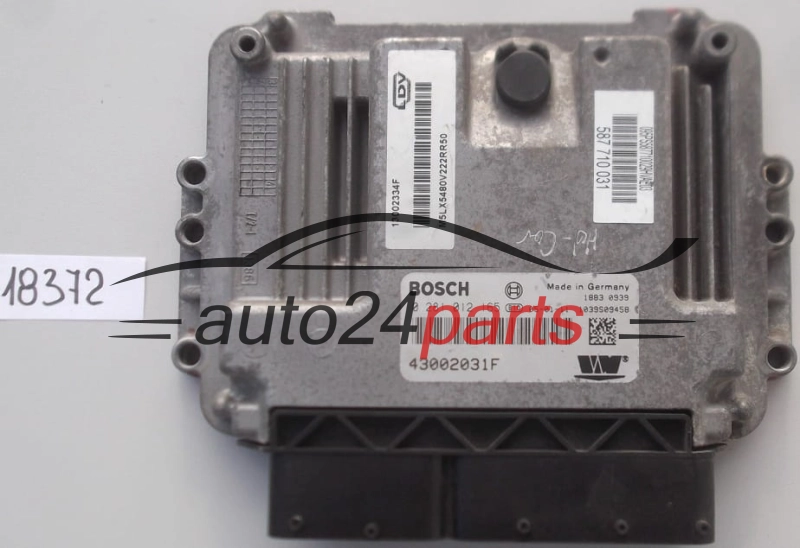 KOMPUTER STEROWNIK SILNIKA LDV MAXUS 2.5 CRDI BOSCH 0 281 012 165, 0281012165, 43002031F