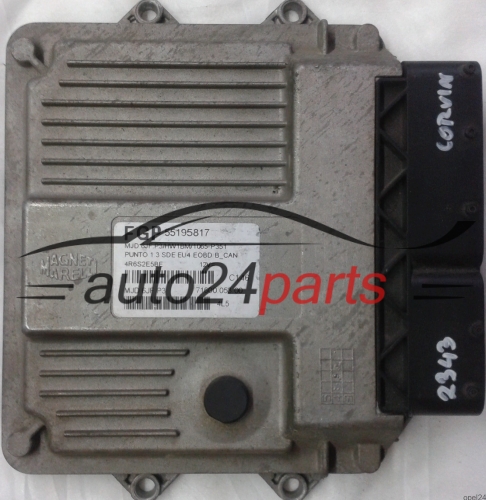 ECU CENTRALITA DE MOTOR FIAT PUNTO 1.3 JTD MAGNETI MARELLI MJD 6JF.P3