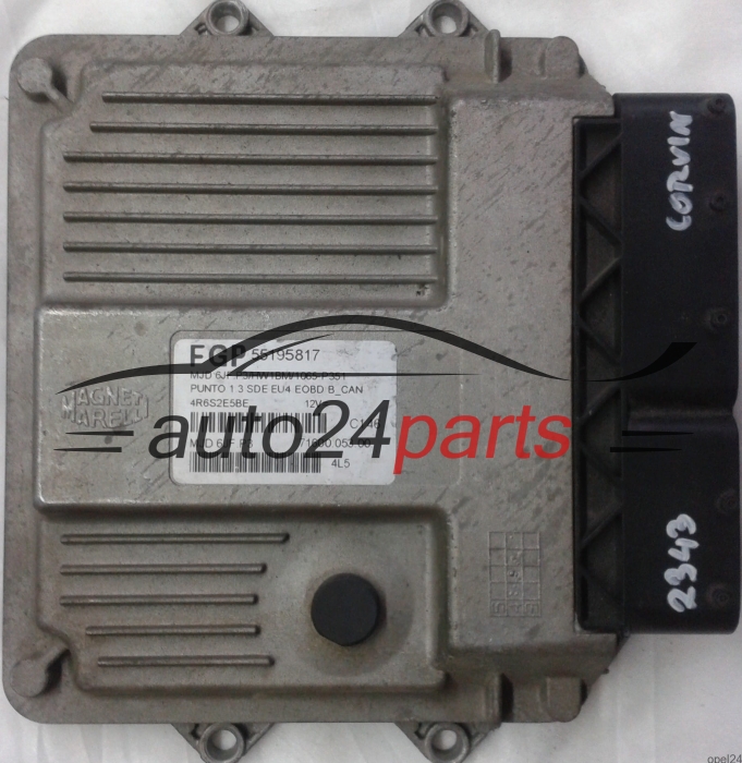 ECU CENTRALITA DE MOTOR FIAT PUNTO 1.3 JTD MAGNETI MARELLI MJD 6JF.P3