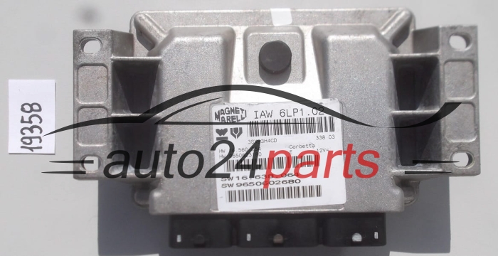 KOMPUTER STEROWNIK SILNIKA PEUGEOT 307 IAW6LP1.02, IAW6LP102, 16638064, 9650602680 