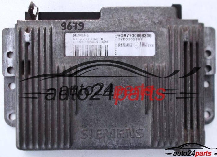 KOMPUTER STEROWNIK SILNIKA RENAULT MEGANE 2.0, SIEMENS S113717102B, HOM7700868306
