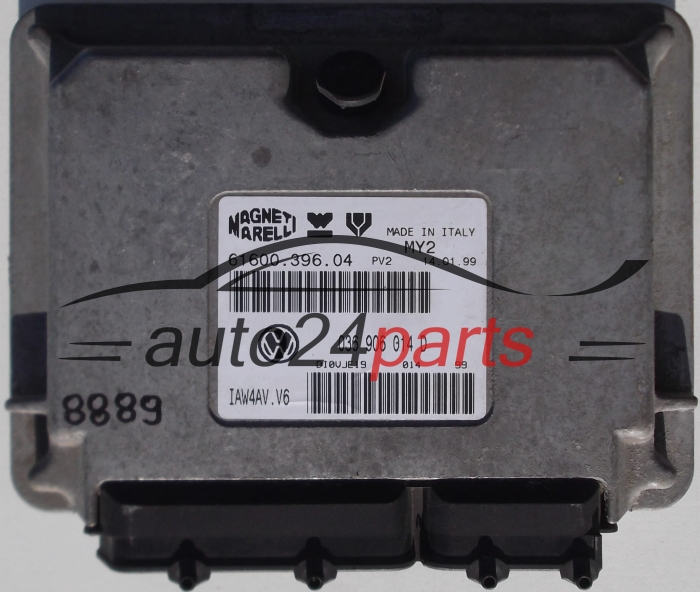 KOMPUTER STEROWNIK SILNIKA VW VOLKSWAGEN LUPO 1.4 16V, 036 906 014 D, 036906014D, 61600.396.04, 6160039604, MAGNETI MARELLI IAW4AV.V6, IAW4AVV6