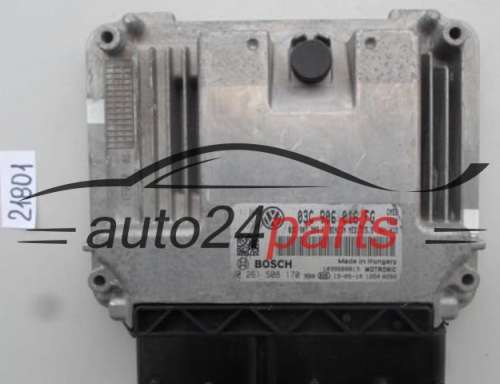 KOMPUTER STEROWNIK SILNIKA VW VOLKSWAGEN JETTA BOSCH 0 261 S08 170, 0261S08170, 03C 906 016 FG, 03C906016FG, MED17.5.5 