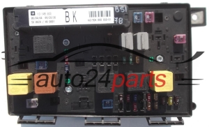 CAJA ELECTRICA DE FUSIBLES Y RELES OPEL ASTRA ZAFIRA GM 13 145 033 BK, 13145033 BK, HELLA 5DK 008 668-01, 5DK00866801 