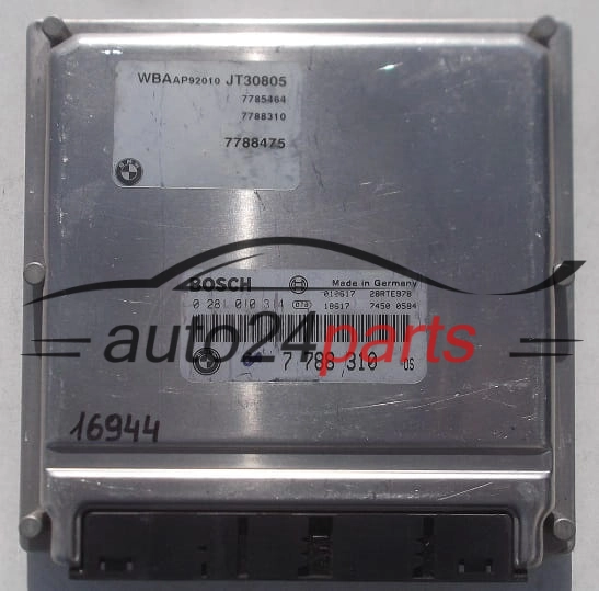 CALCULATEUR MOTEUR BMW BOSCH 0 281 010 314,  7 788 310