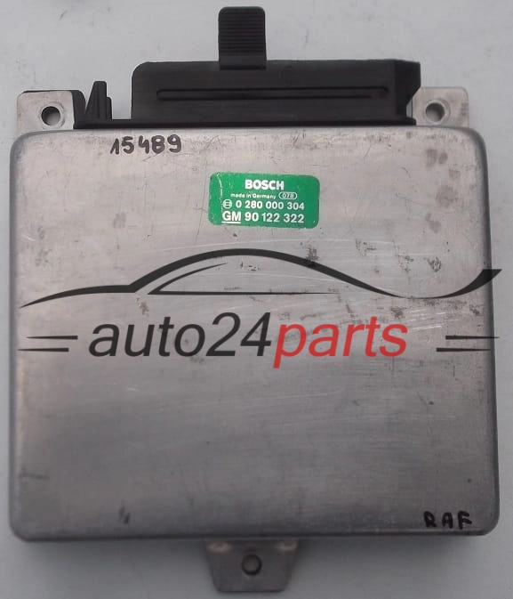 KOMPUTER STEROWNIK SILNIKA OPEL ASCONA KADETT BOSCH 0 280 000 304, 0280000304, GM 90 122 322, 90122322