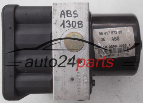 ABS HYDRAULIK-AGGREGAT MIT STEUERGERAET CITROEN 96 417 673 80, 9641767380, ATE 10.0206-0003.4, 10020600034, 10.0960-1110.3, 10096011103 