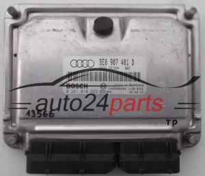 MOTORSTEUERGERÄT ECU STEUERGERAT VOLKSWAGEN AUDI A4 B6 B7 BOSCH 0 281 010 823, 0281010823, 8E0 907 401 D, 8E0907401D