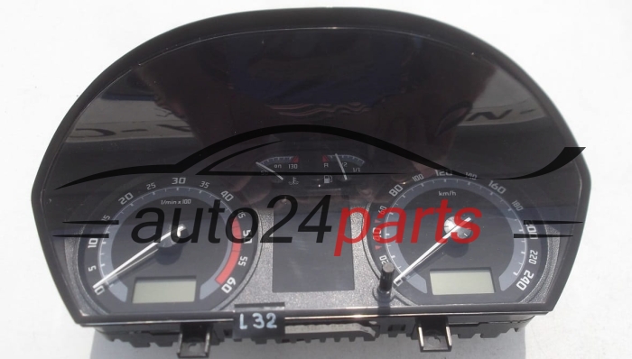 COMPTEUR KILOMETRIQUE CUADRO DE RELOJES SKODA FABIA VDO 110.080.253/025, 110080253025, 6Y0 920 882 D B41, 6Y0920882DB41, 6Y0920882D