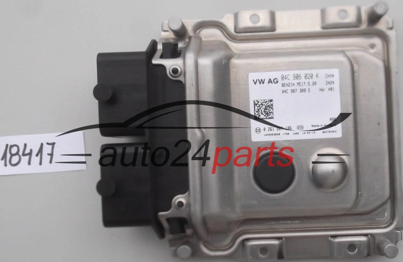 KOMPUTER STEROWNIK SILNIKA SKODA CITIGO 1.0 BOSCH 0 261 S07 186, 0261S07186, 04C 906 020 K, 04C906020K, ME17.5.20