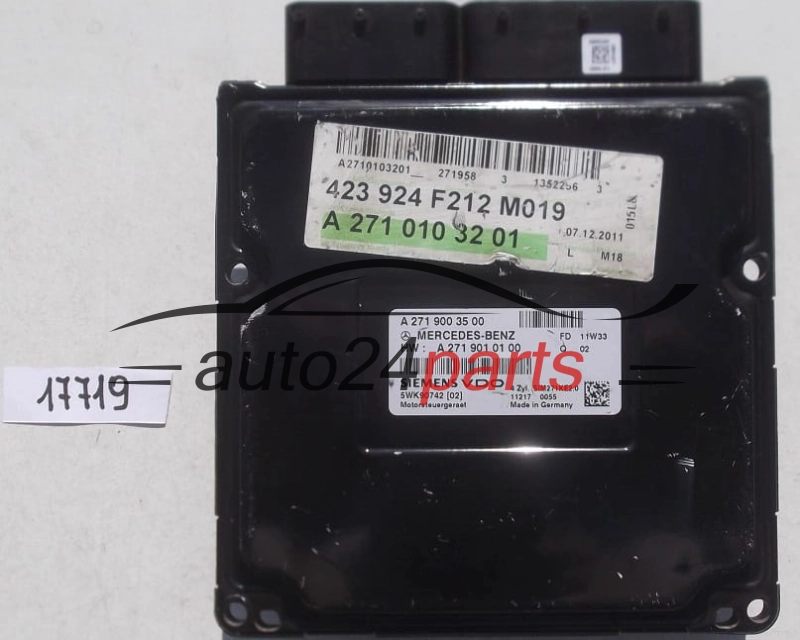 KOMPUTER STEROWNIK SILNIKA MERCEDES W212 SIEMENS 5WK90742 02, A 271 900 35 00, A2719003500