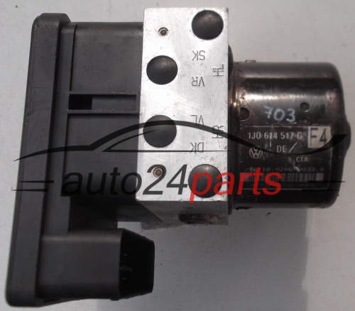 POMPE HYDRAULIQUE ET CALCULATEUR d'ABS VOLKSWAGEN 1J0 614 517 G,  ATE 10.0206-0039.4
