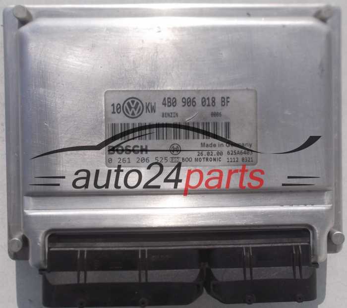 MOTORSTEUERGERÄT ECU STEUERGERAT AUDI A6 1.8 T BOSCH 0261206525, 4B0906018BF