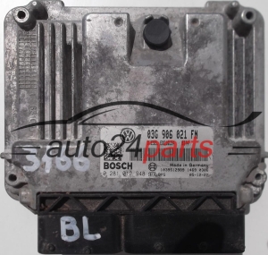 MOTORSTEUERGERÄT ECU STEUERGERÄT VW VOLKSWAGEN GOLF 2.0 TDI 03G906021FN, 03G 906 021 FN, BOSCH 0281012948, 0 281 012 948, DIESEL EDC16U34 8274, 1039S12989