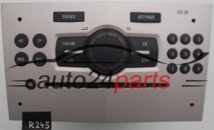 RADIO CD  OPEL CORSA ZAFIRA ASTRA   497 316 088 / 497316088 / 13 262 382 CA / 13262382CA / CD30 - R245