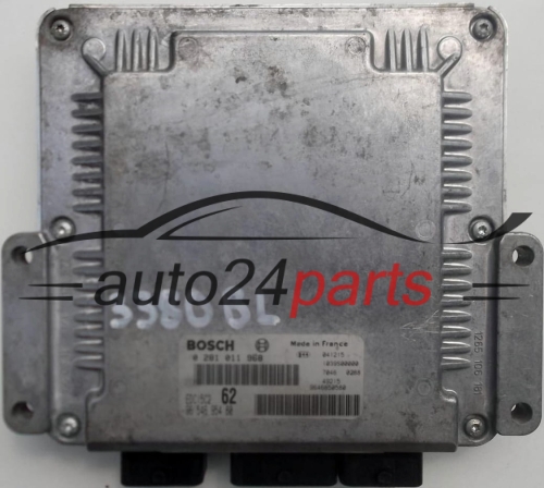KOMPUTER STEROWNIK SILNIKA CITROEN C8 2.0 HDI BOSCH 0281011968, 0 281 011 968, EDC15C2 62, 9654695480, 96 546 954 80, 9646850580, 96 468 50 80 