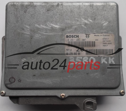  MOTORSTEUERGERÄT ECU STEUERGERÄT PEUGEOT 406 3.0 V6 BOSCH 0261204407