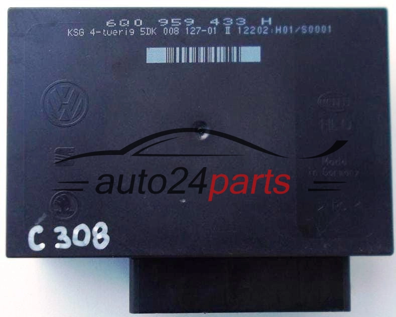 CENTRALKA MODUL STEROWNIK KOMFORTU VOLKSWAGEN SEAT SKODA HELLA 5DK 008 127-01