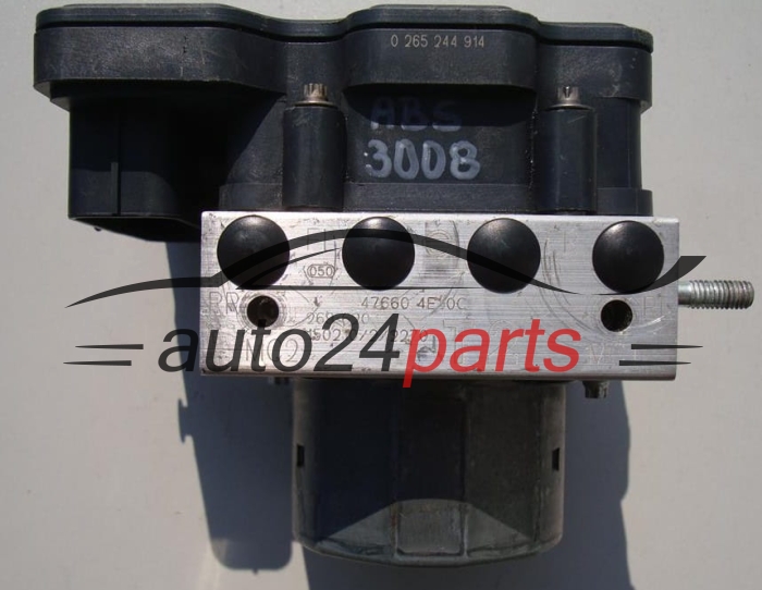 ABS POMPA I STEROWNIK NISSAN QASHQAI BOSCH 0 265 244 914, 0265244914, 47660 4EJ0C, 476604EJ0C, 0265956165