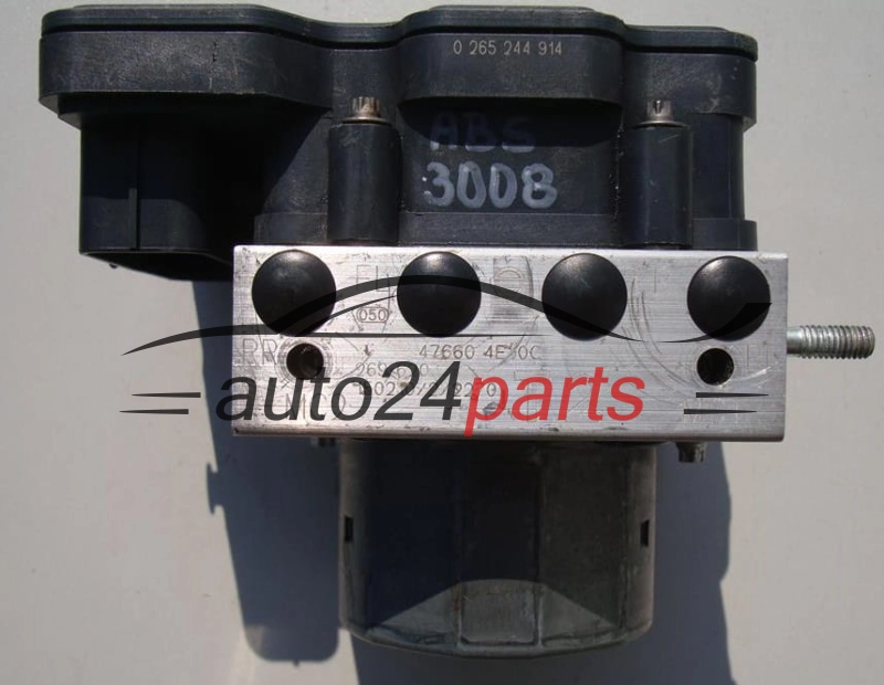 ABS POMPA I STEROWNIK NISSAN QASHQAI BOSCH 0 265 244 914, 0265244914, 47660 4EJ0C, 476604EJ0C, 0265956165