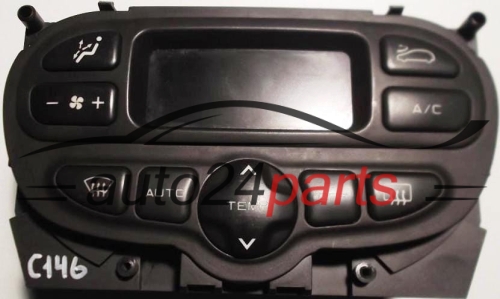 MANDO DE CALEFACCION AIRE ACONDICIONADO CLIMATRONIC PEUGEOT 206 BEHR 64497 01, GKR 9140010278, 9 140 010 278, 96283050 ZR, 96283050 ZR, 96 283 050 ZR 